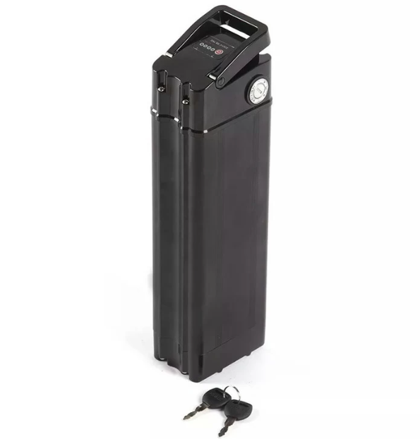 Аккумулятор li-ion 48V12Ah разъем IEC и RCA для крепежа 365x45мм