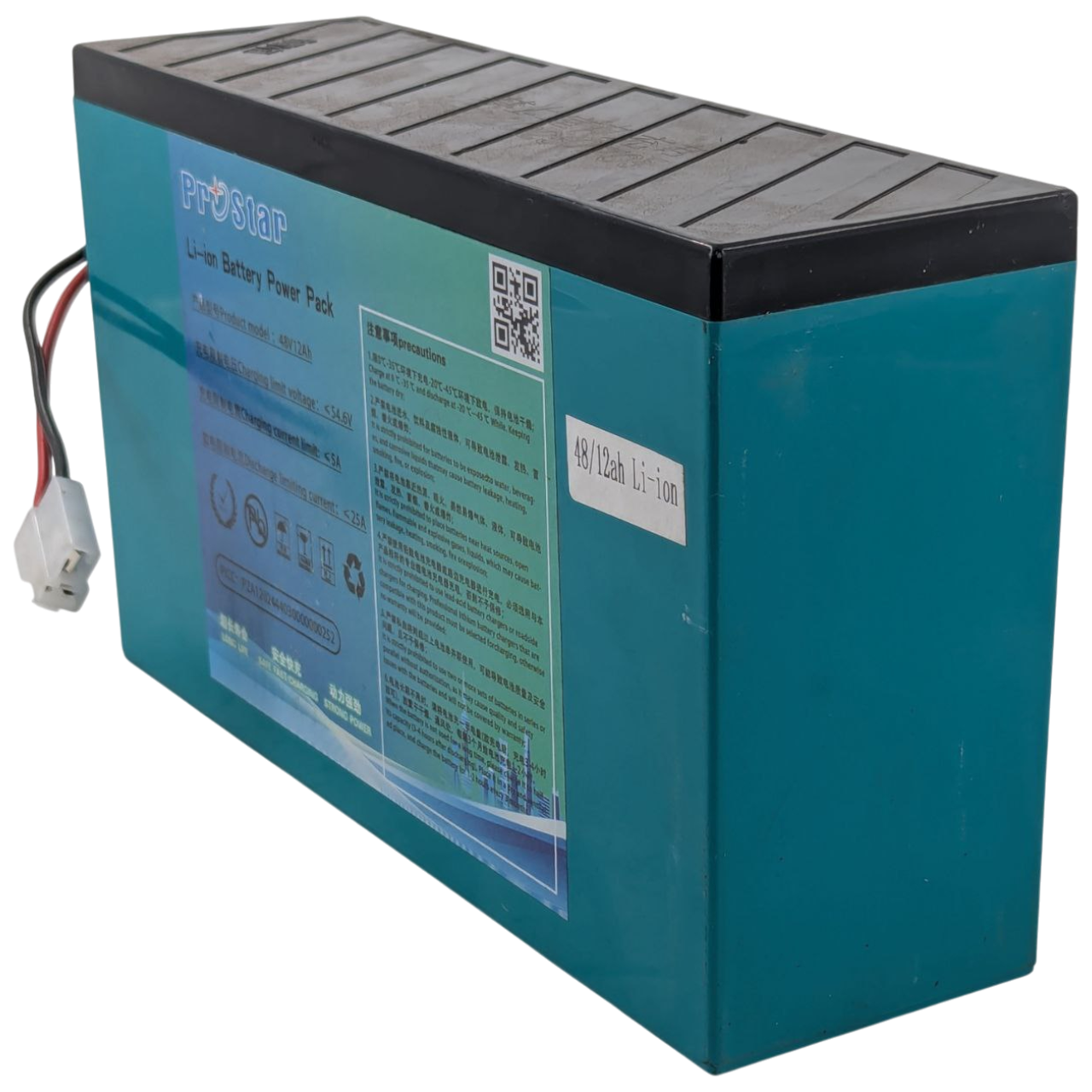 Аккумулятор li-ion 48V12Ah