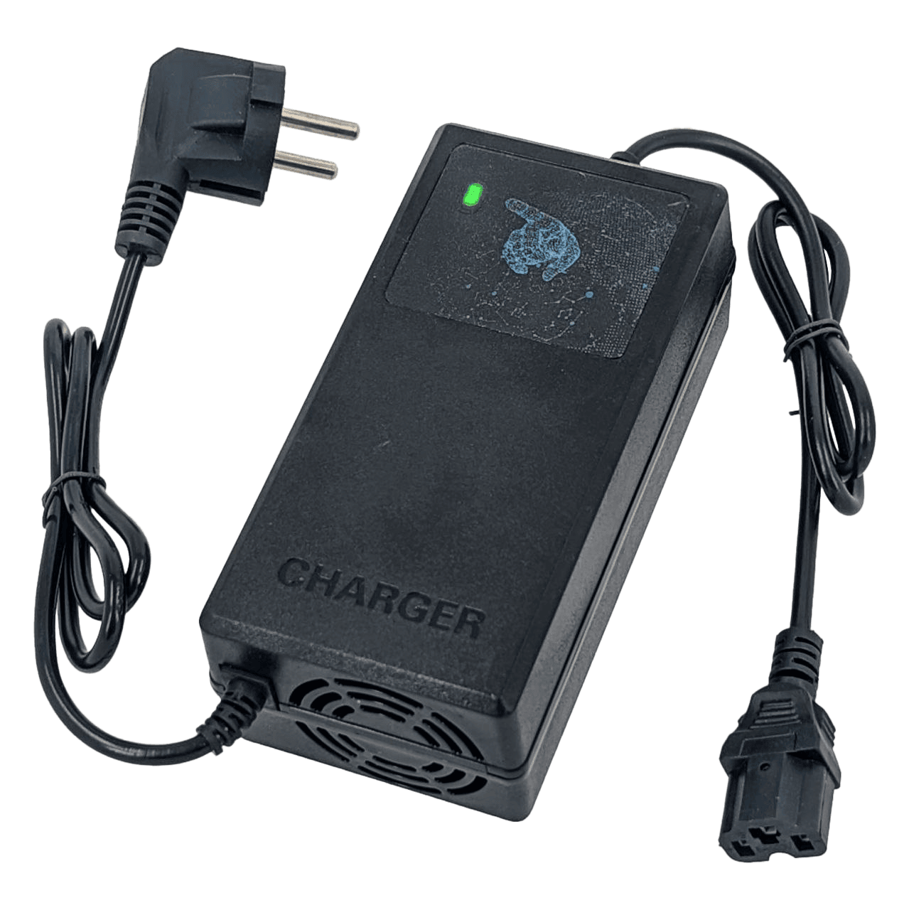 Зарядное устройство li-ion Model 60V20A (71.4V 3A), разъем / гнездо IEC, с индикатором