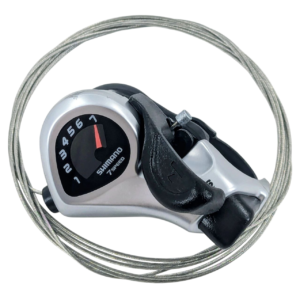 Шифтер "SHIMANO" 7 скоростей с тросом 235см
